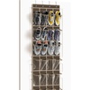image:imageSimple Houseware 24 Pockets Large Clear Over the Door Shoe Organizer GrayBrown
