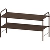 image:imageSimple Houseware 5Tier Shoe Rack Storage Organizer 1524 Pairs GreyBronze