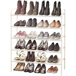 image:imageSimple Houseware 5Tier Shoe Rack Storage Organizer 1524 Pairs GreyWhite