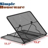 image:imageSimple Houseware Laptop Stand 11Level Adjustable Computer Holder Black