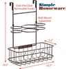 image:imageSimple Houseware Cabinet DoorWall Mount Hair Dryer Tools Organizer ChromeBronze