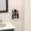 image:imageSimple Houseware Cabinet DoorWall Mount Hair Dryer Tools Organizer ChromeChrome