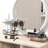 image:imageSimple Houseware Countertop Hair Tools Organizer Walnut