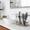 image:imageSimple Houseware Countertop Hair Tools Organizer Walnut