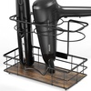 image:imageSimple Houseware Countertop Hair Tools Organizer Walnut