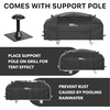 image:imageSimple Houseware 36 in HeavyDuty Griddle Cover with Support Pole