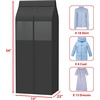 image:imageSimple Houseware 15W x 54H Garment Cover with Bottom Seal amp Clear Window54 x 15